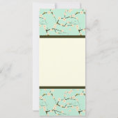 Einladung zum Hochzeitsfeiern (Rückseite)