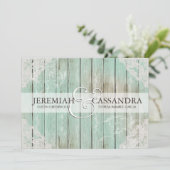 Einladung zum Hochzeitsfeiern (Stehend Vorderseite)