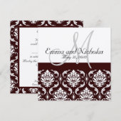 Einladung zum Hochzeitsfeiern (Vorne/Hinten)