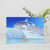 Einladung zum Hochzeitsfeiern (Stehend Vorderseite)