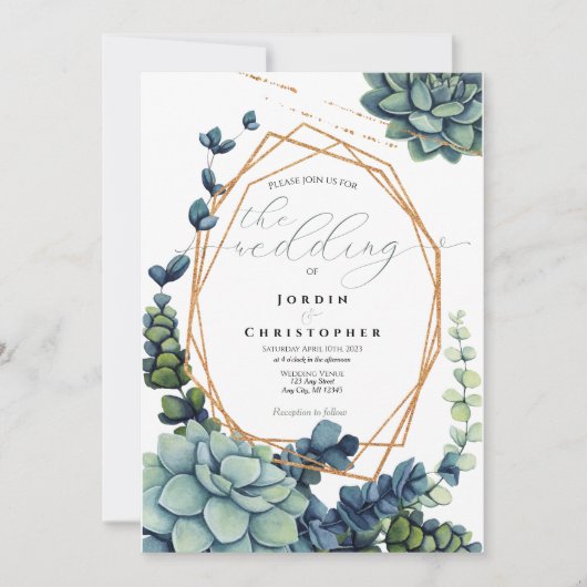 Einladung zum Hochzeitsfeiern (Vorderseite)