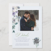 Einladung zum Hochzeitsfeiern (Rückseite)