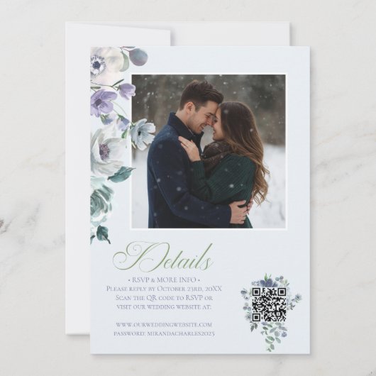 Einladung zum Hochzeitsfeiern (Rückseite)