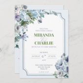 Einladung zum Hochzeitsfeiern (Vorne/Hinten)