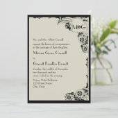 Einladung zum Hochzeitsfeiern (Stehend Vorderseite)