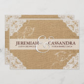 Einladung zum Hochzeitsfeiern (Vorne/Hinten)