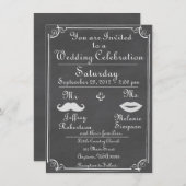 Einladung zum Hochzeitsfeiern (Vorne/Hinten)