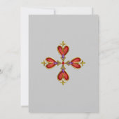 Einladung zum Hochzeitsfeiern (Rückseite)