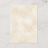 Einladung zum Hochzeitsfeiern (Rückseite)