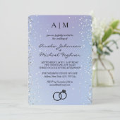 Einladung zum Hochzeitsfeiern (Stehend Vorderseite)