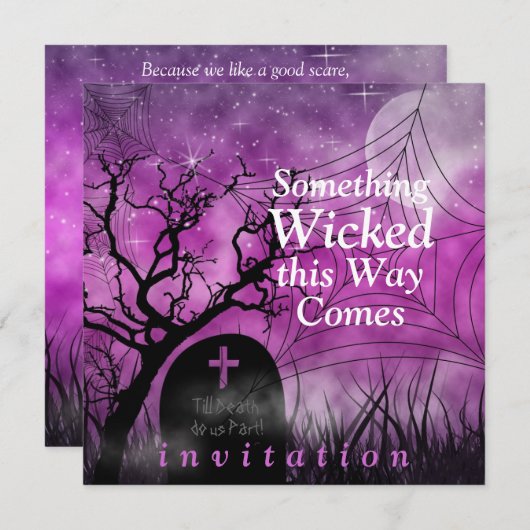 Einladung zum Hochzeitsfeiern (Vorne/Hinten)