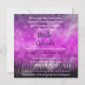 Einladung zum Hochzeitsfeiern (Rückseite)