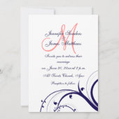 Einladung zum Hochzeitsfeiern (Rückseite)