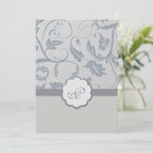 Einladung zum Hochzeitsfeiern (Stehend Vorderseite)