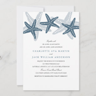 Einladung zum Hochzeitsfeiern am Blue Starfish Bea