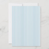 Einladung zum Hochzeitsfeiern an der blauen Grenze (Rückseite)