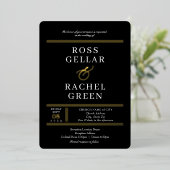 Einladung zum Hochzeitsfeiern: Art Deco (Stehend vorne)