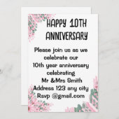 Einladung zum Hochzeitsfeiern | Bi (Vorne/Hinten)