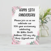 Einladung zum Hochzeitsfeiern | Bi (Stehend Vorderseite)