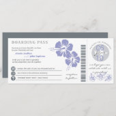 Einladung zum Hochzeitsfeiern im Boarding (Vorne/Hinten)