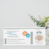 Einladung zum Hochzeitsfeiern im Boarding (Stehend Vorderseite)