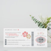 Einladung zum Hochzeitsfeiern im Boarding (Stehend Vorderseite)