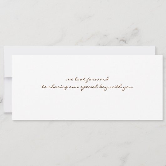 Einladung zum Hochzeitsfeiern im Boarding (Rückseite)