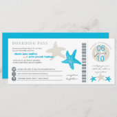 Einladung zum Hochzeitsfeiern im Boarding (Vorne/Hinten)