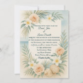 Einladung zum Hochzeitsfeiern im Foto (Vorderseite)