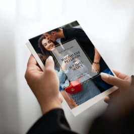 Einladung zum Hochzeitsfeiern im Foto