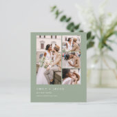 Einladung zum Hochzeitsfeiern im Grünen Foto (Stehend Vorderseite)