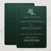 Einladung zum Hochzeitsfeiern im Grünen Garten (Vorne/Hinten)