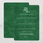 Einladung zum Hochzeitsfeiern im Grünen Garten (Vorne/Hinten)