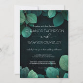 Einladung zum Hochzeitsfeiern im Grünen Garten (Vorderseite)