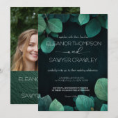 Einladung zum Hochzeitsfeiern im Grünen Garten (Vorne/Hinten)