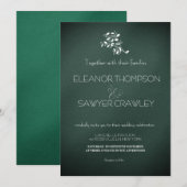 Einladung zum Hochzeitsfeiern im Grünen Garten (Vorne/Hinten)