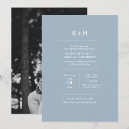 Einladung zum Hochzeitsfeiern im Minimalistischen 