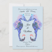 Einladung zum Hochzeitsfeiern im Seepferd (Vorderseite)