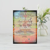 Einladung zum Hochzeitsfeiern im Südwesten Mexikos (Stehend Vorderseite)