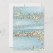 *~* Einladung zum Hochzeitsfeiern in antikem Blau- (Rückseite)