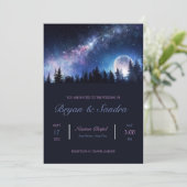Einladung zum Hochzeitsfeiern in der Nacht (Stehend Vorderseite)
