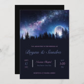 Einladung zum Hochzeitsfeiern in der Nacht (Vorne/Hinten)