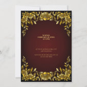 Einladung zum Hochzeitsfeiern in Regal (Rückseite)