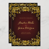 Einladung zum Hochzeitsfeiern in Regal (Vorne/Hinten)