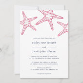 Einladung zum Hochzeitsfeiern in Rosa und der Mari (Vorderseite)