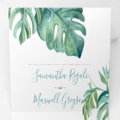 Einladung zum Hochzeitsfeiern in Tropical Florida (Innen Erste Seite)