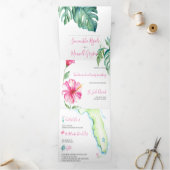 Einladung zum Hochzeitsfeiern in Tropical Florida (Innenseite)