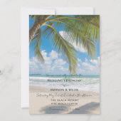 Einladung zum Hochzeitsfeiern in Tropical Island (Vorderseite)