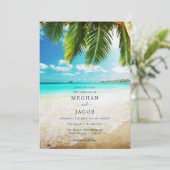 Einladung zum Hochzeitsfeiern in Tropical Island (Stehend Vorderseite)