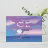 Einladung zum Hochzeitsfeiern in tropischer Nacht (Stehend Vorderseite)